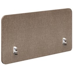 Fiord Side Mount Desk Screen 1500x650mm Keylargo Pumice/White