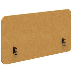 Fiord Side Mount Desk Screen 1500x650mm Keylargo Marigold/Black