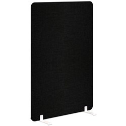 Fiord Freestanding Screen 900x1200mm Keylargo Ebony/White