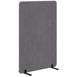 Fiord Freestanding Screen 1500x1200mm Fletcher Pebble/Black