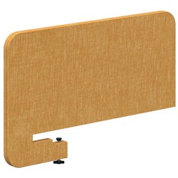 Fiord Push-On Side Desk Screen 750x350mm Keylargo Marigold