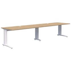 Accent Energy 2 Pod Desk 1500x800mm, Classic Oak/White
