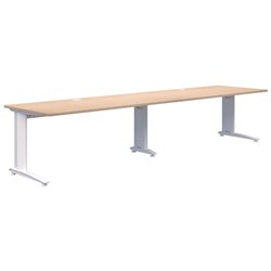 Accent Energy 2 Pod Desk 1200x700mm, Refined Oak/White