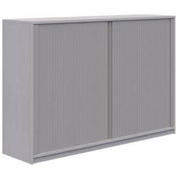 Mascot Tambour 1800mm Silver Strata with Silver Doors