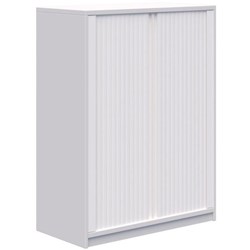 Mascot Tambour Lockable 900x1200mm Snow Velvet with White Doors