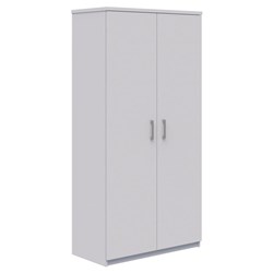 Mascot Lockable Tall Cabinet 900x1800mm Snow Velvet