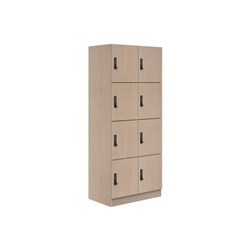 Mascot Digital Locking 8 Door Locker 900x1900mm Refined Oak