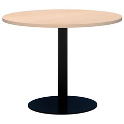 Accent Classic Round Table 1000mm Refined Oak/Black