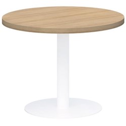 Classic Round Coffee Table 450mm Classic Oak/White