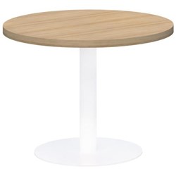 Classic Round Coffee Table 600mm Classic Oak/White