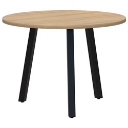 Fiord Round 3 Leg Table 900mm Classic Oak/Black
