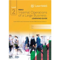 Internal Operations Of A Large Business NCEA Level 2 9781990038730