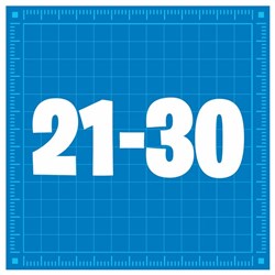 STEAM Magnetic KaiTiles Numbers 21 to 30, Pack of 10