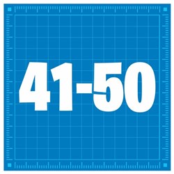 STEAM Magnetic KaiTiles Numbers 41 to 50, Pack of 10