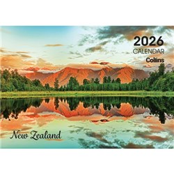 Collins Rosebank A4 Wall Calendar 2026 Coastal Scenes