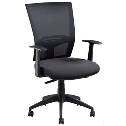 Advance Air Plus Black Back with Adjustable Arms