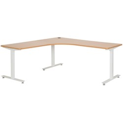Amplify ML665 Workstation 1800x1600mm Beech/White