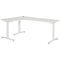 Amplify LH Workstation 1800x1200mm White/White
