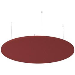 Boyd Visuals Floating Acoustic Ceiling Panel Round 1200mm Wine