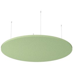 Boyd Visuals Floating Acoustic Ceiling Panel Round 1200mm Leaf Green