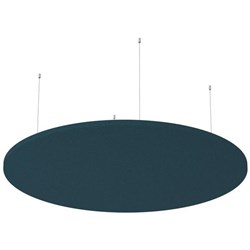 Boyd Visuals Floating Acoustic Ceiling Panel Round 1200mm Pageant Blue