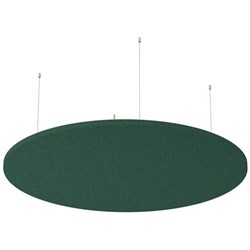 Boyd Visuals Floating Acoustic Ceiling Panel Round 1200mm Forest Green