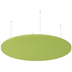 Boyd Visuals Floating Acoustic Ceiling Panel Round 1200mm Apple Green