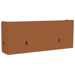 Boyd Acoustic Pod Desk Screen 1800mm Rust