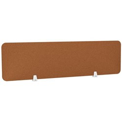 Boyd Acoustic Desk Screen 1200mm Rust Grey