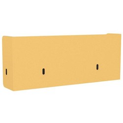 Boyd Acoustic Pod Desk Screen 1500mm Mustard
