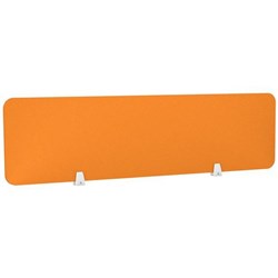 Boyd Acoustic Desk Screen 1500x400mm Orange 