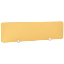 Boyd Acoustic Desk Screen 1500x400mm Mustard