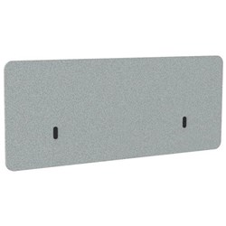 Boyd Visuals Acoustic Modesty Desk Panel 1500x600mm Dark Silvery Grey 