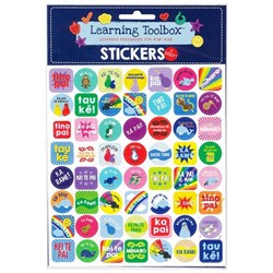 Learning Toolbox Merit Stickers Teacher Praise Te Reo Maori, Pack of 56