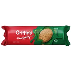 Griffin's Gingernuts Biscuits 250g, Carton of 20