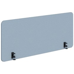 Fiord12 Acoustic Side Mount Desk Screen 595x1500mm Blue/Black