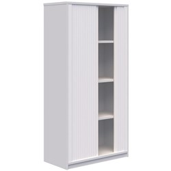 Fiord Tambour Non Locking 1800x900mm White