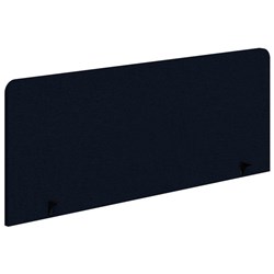 Fiord12 Acoustic Side Mount Desk Screen 1200x595mm Navy/Black
