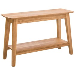 Akito American Ash Timber Console Table 1200x750mm Natural Stain