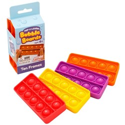 Junior Learning Bubble Boards Ten Frames, Pack of 4