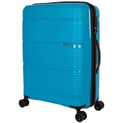 Voyager Berlin V7400 Trolley Suitcase 660mm Blue