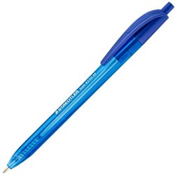 Staedtler Blue Triangular Ballpoint Pen 1.0mm Medium Tip