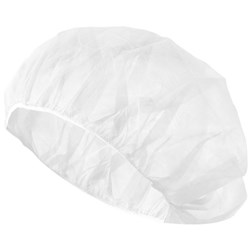 Bouffant Disposable Caps 550mm White, Carton of 1000