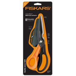 Fiskars Cuts+More<sup>TM</sup> Multi-Tool Scissors Black