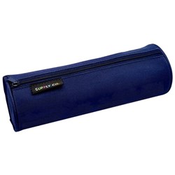 Supply Co. Recycled Pencil Case Tube Navy 210x80mm