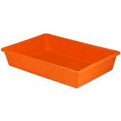 Taurus Tote Storage Tray Small 75mm Deep Orange