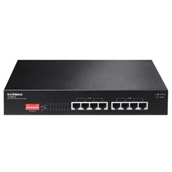Edimax 8-Port 10/100/1000 Gigabit PoE+ Switch with DIP Switch 