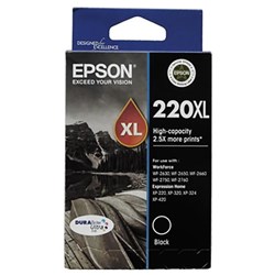 Epson 220XL Black Ink Cartridge High Yield