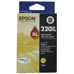 Epson 220XL Yellow Ink Cartridge High Yield