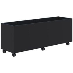 Fiord Mobile Planter 1600x600mm Black